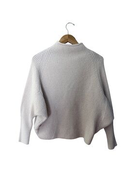 Cozy Cream Ribbed Knit Sweater - M/L